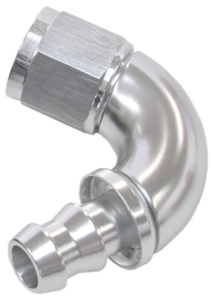 510 Series Full Flow Tight Radius Push Lock 120° Hose End -6AN AF514-06S