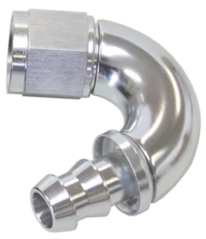 510 Series Full Flow Tight Radius Push Lock 150° Hose End -8AN AF515-08S