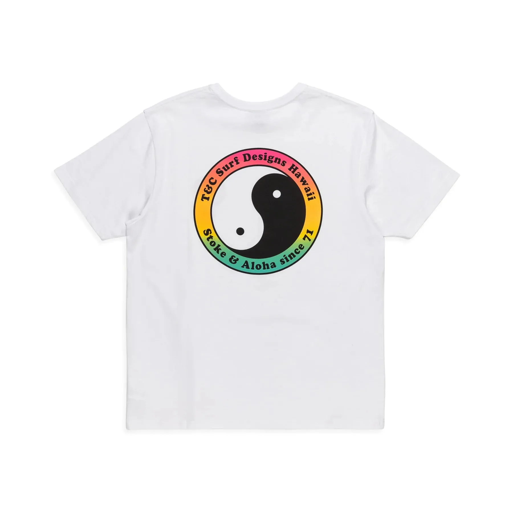 '71 Yin Yang Logo Tee - White