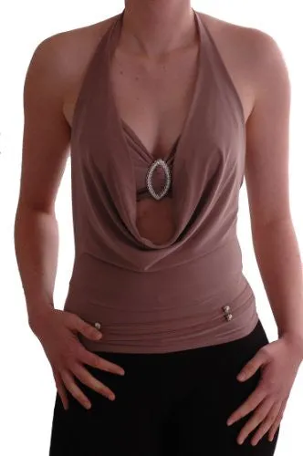 Alyssa Halter Neck Tops