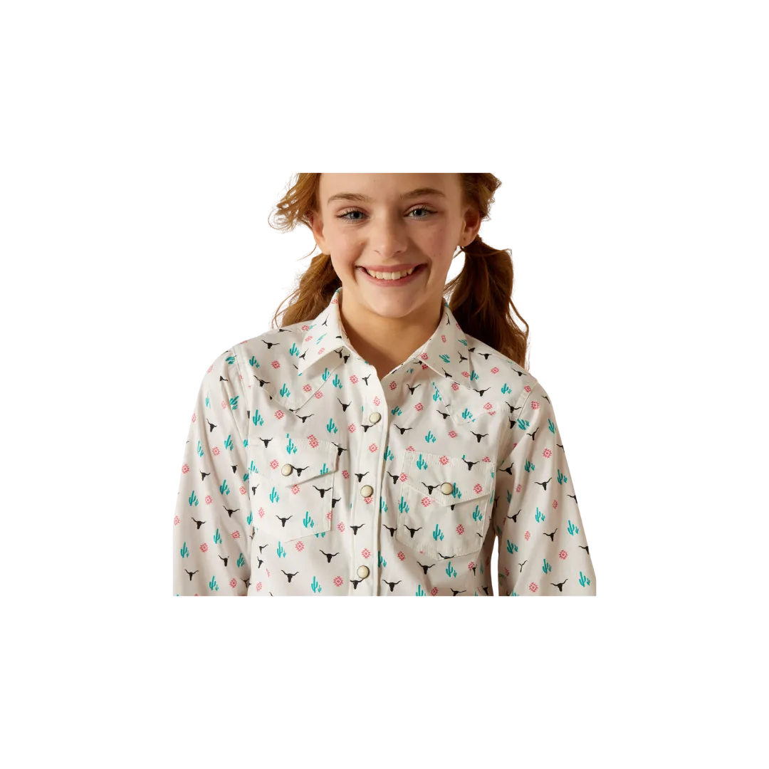 Ariat Kid's Steer Garden Shirt