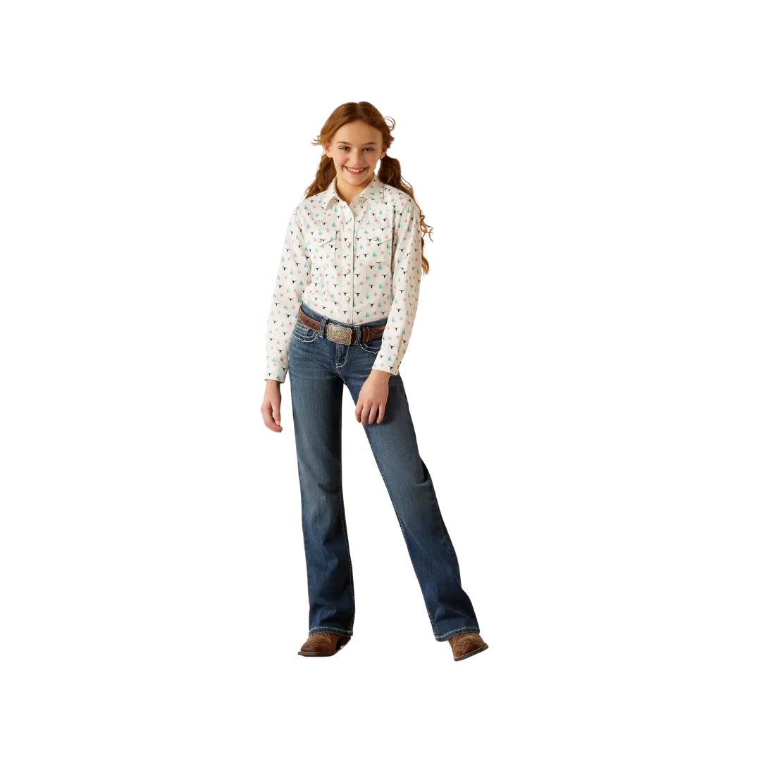 Ariat Kid's Steer Garden Shirt