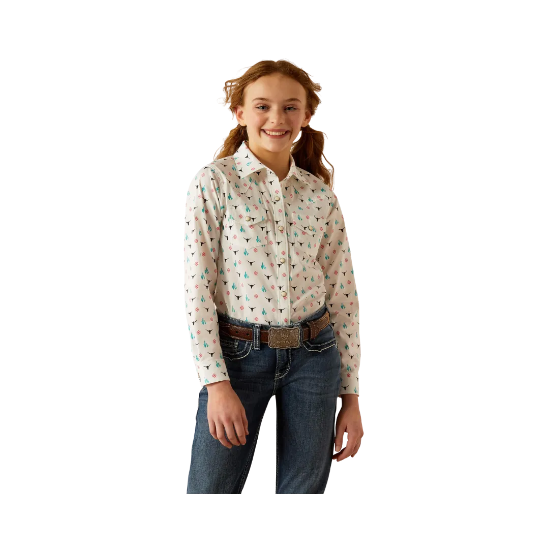 Ariat Kid's Steer Garden Shirt