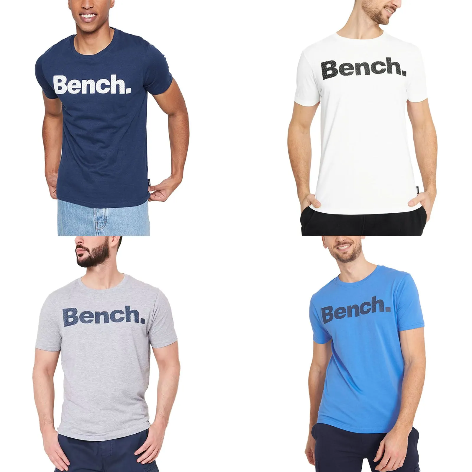 Bench Mens Leandro Short Sleeve Cotton T-Shirt