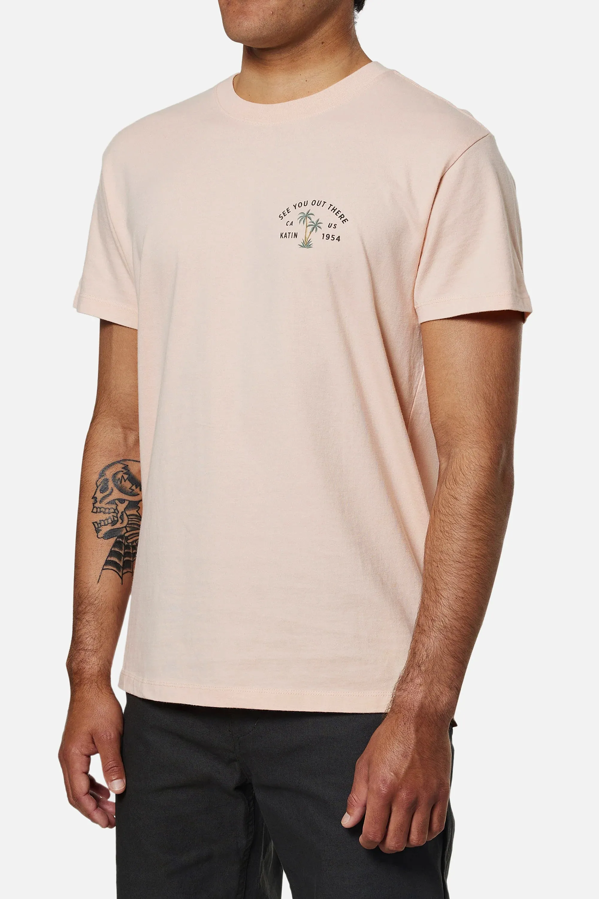 BERMUDA TEE - Pink Sand Wash