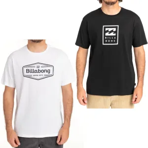 Billabong Mens Unity Stacked Crew Neck T-Shirt