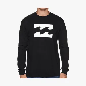 Billanong Mens Team Wave Crew Sweater Black