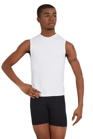 CAPEZIO SLEEVELESS FITTED MUSCLE TEE