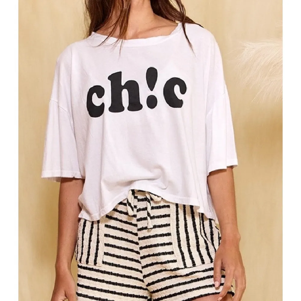 Chic Crop T-Shirt Top