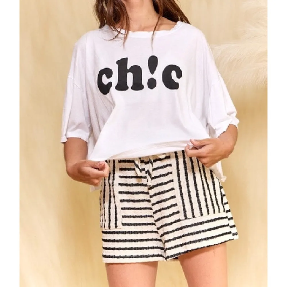 Chic Crop T-Shirt Top