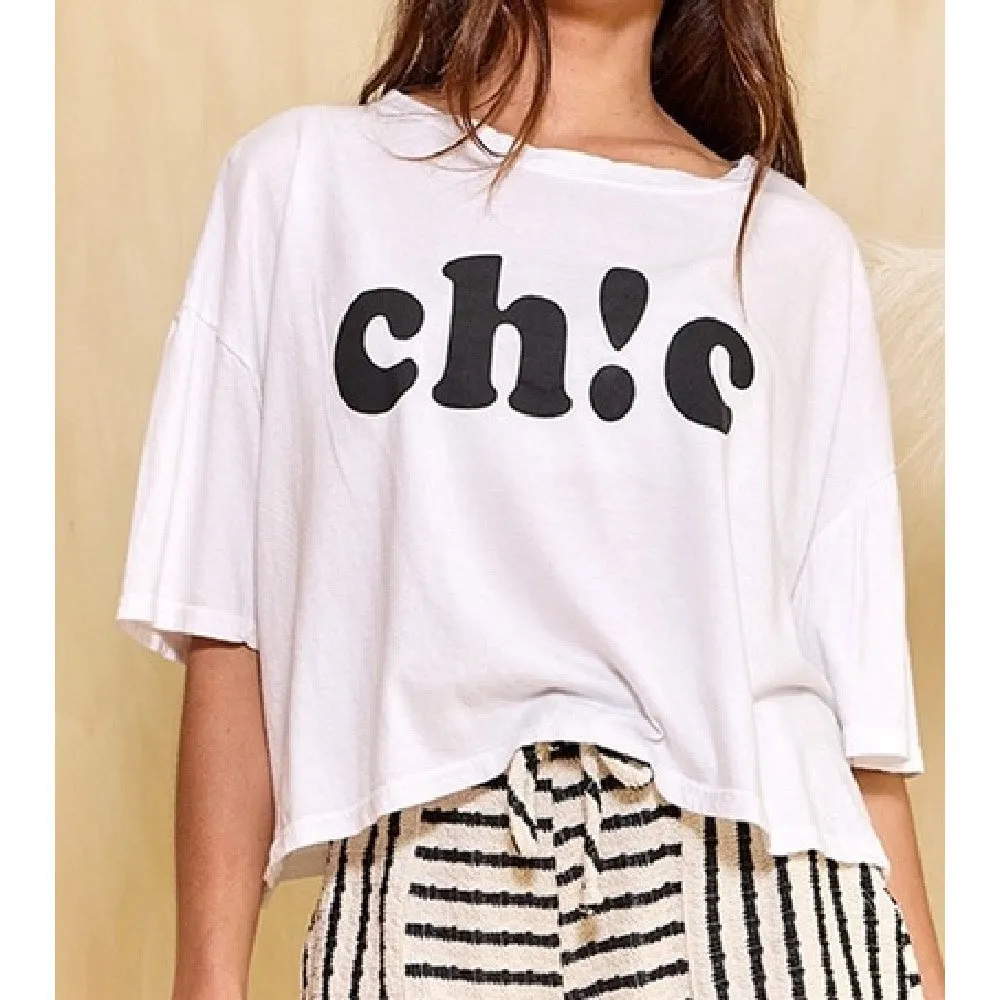 Chic Crop T-Shirt Top