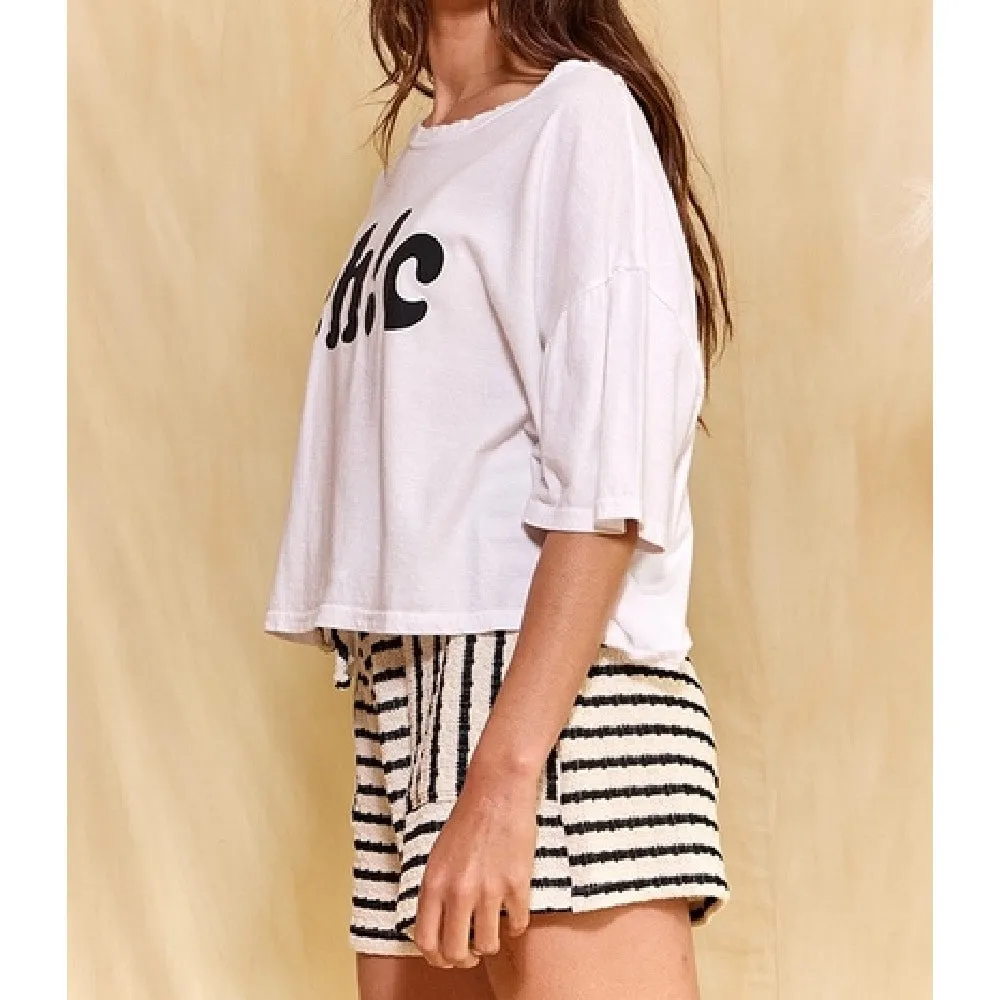 Chic Crop T-Shirt Top