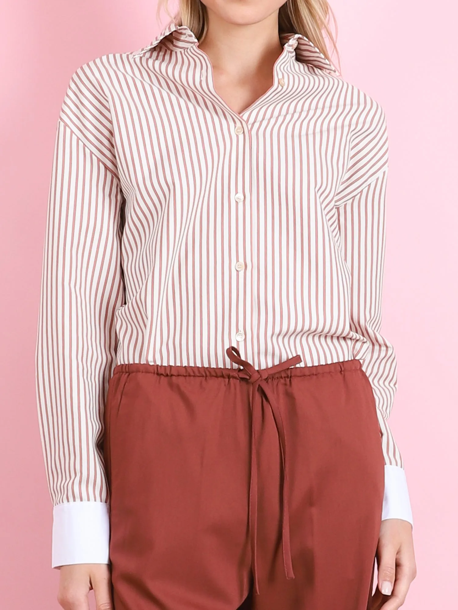 CHIC OXFORD STRIPE SHIRT