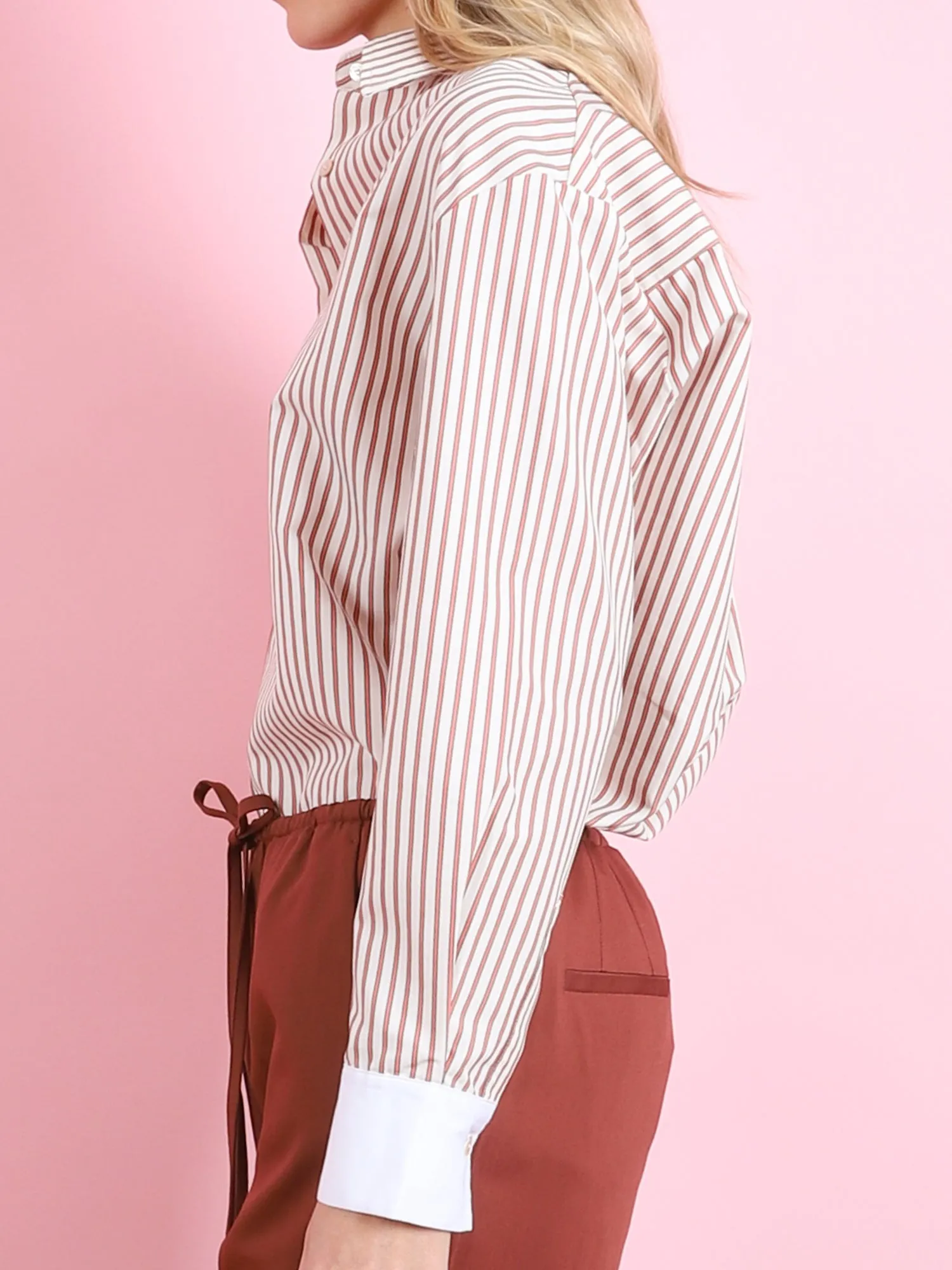 CHIC OXFORD STRIPE SHIRT