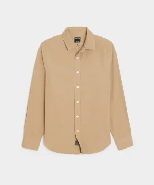 Corduroy Sport Shirt in Beige