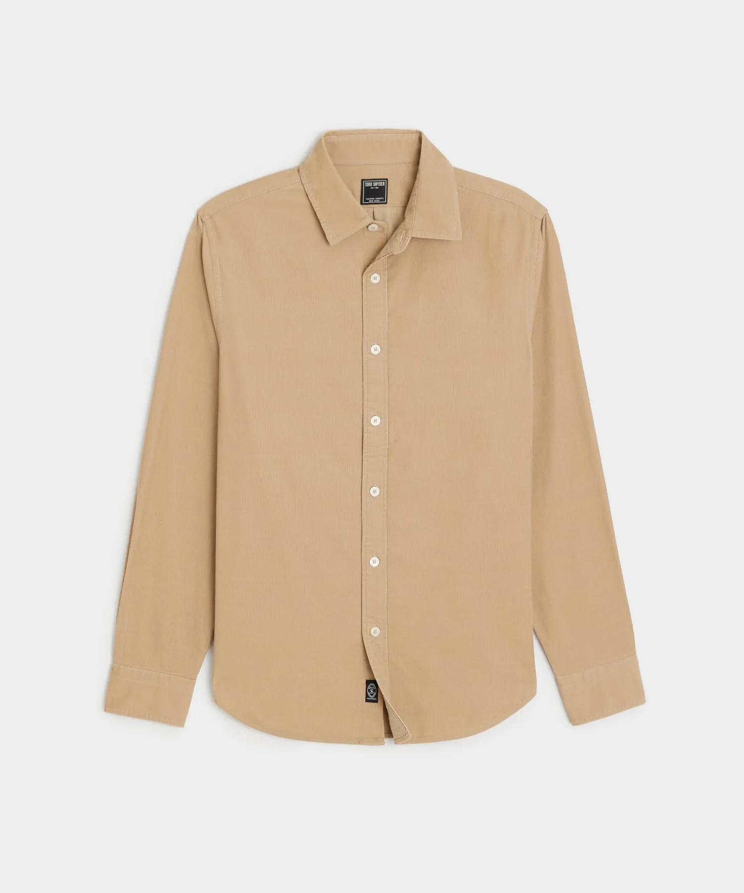 Corduroy Sport Shirt in Beige