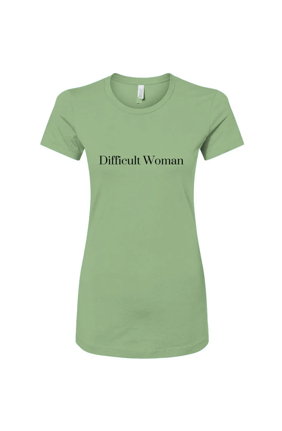 Difficult Woman Slim Fit Tee - Fern and Oak