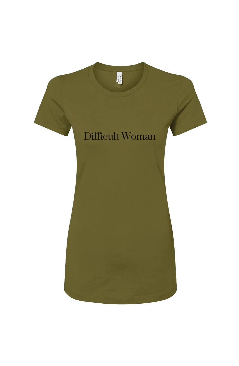 Difficult Woman Slim Fit Tee - Fern and Oak