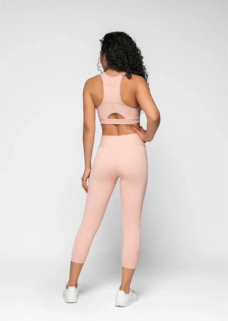 Essentials Mid Calf Legging - Yogurt