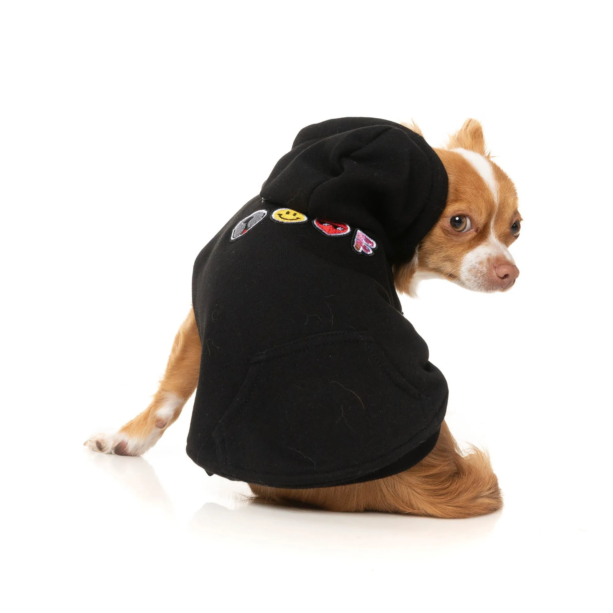 FuzzYard Dog Apparel Wooftagram Hoodie Black Size 2 XSmall***