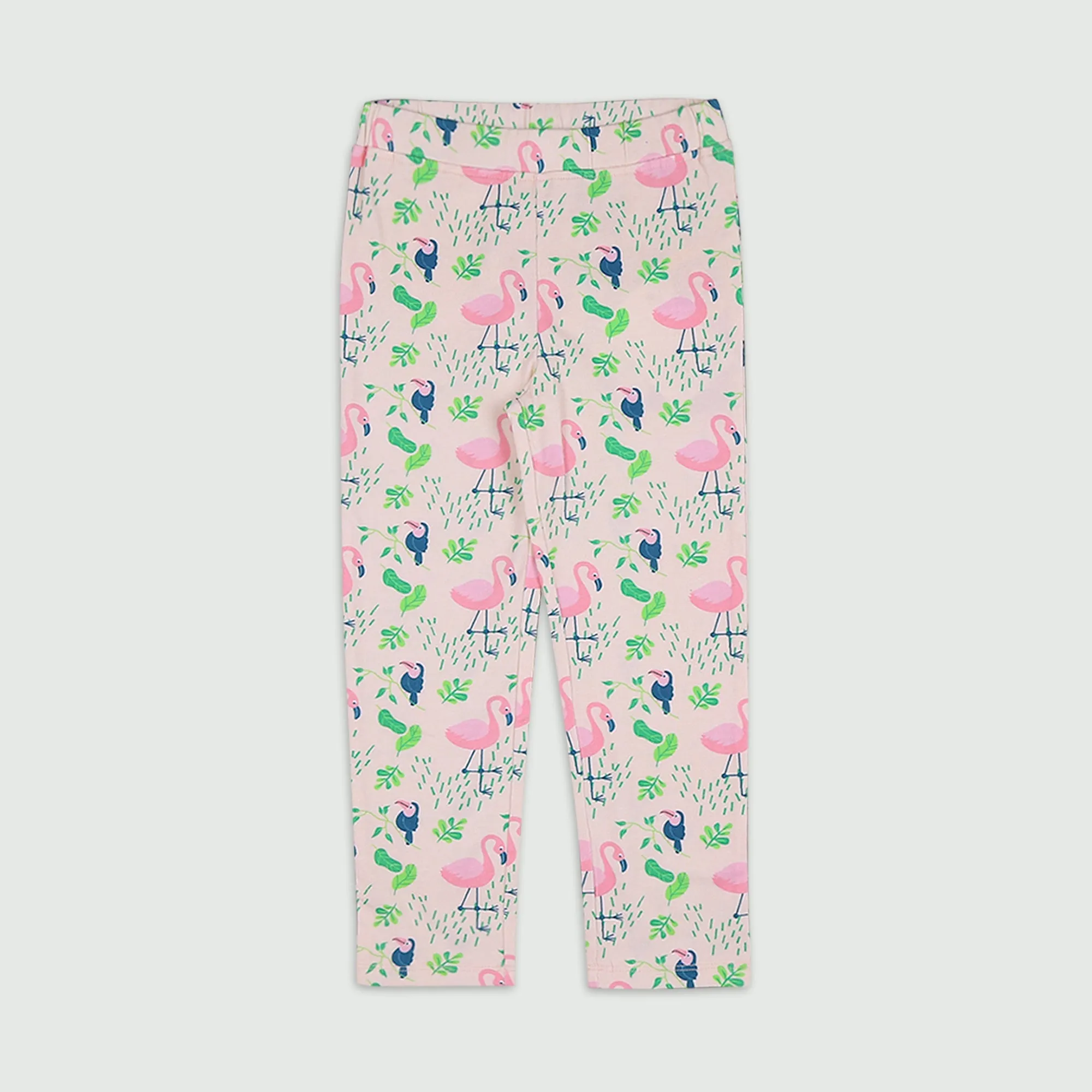 Girl Leggings - Flamingo Forest