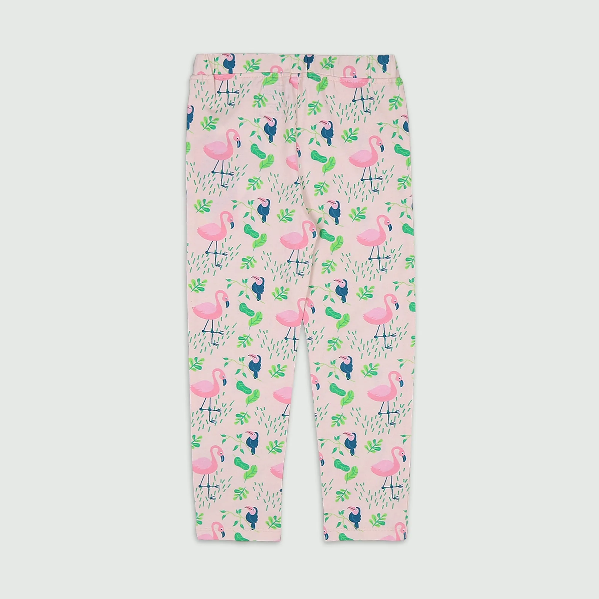 Girl Leggings - Flamingo Forest