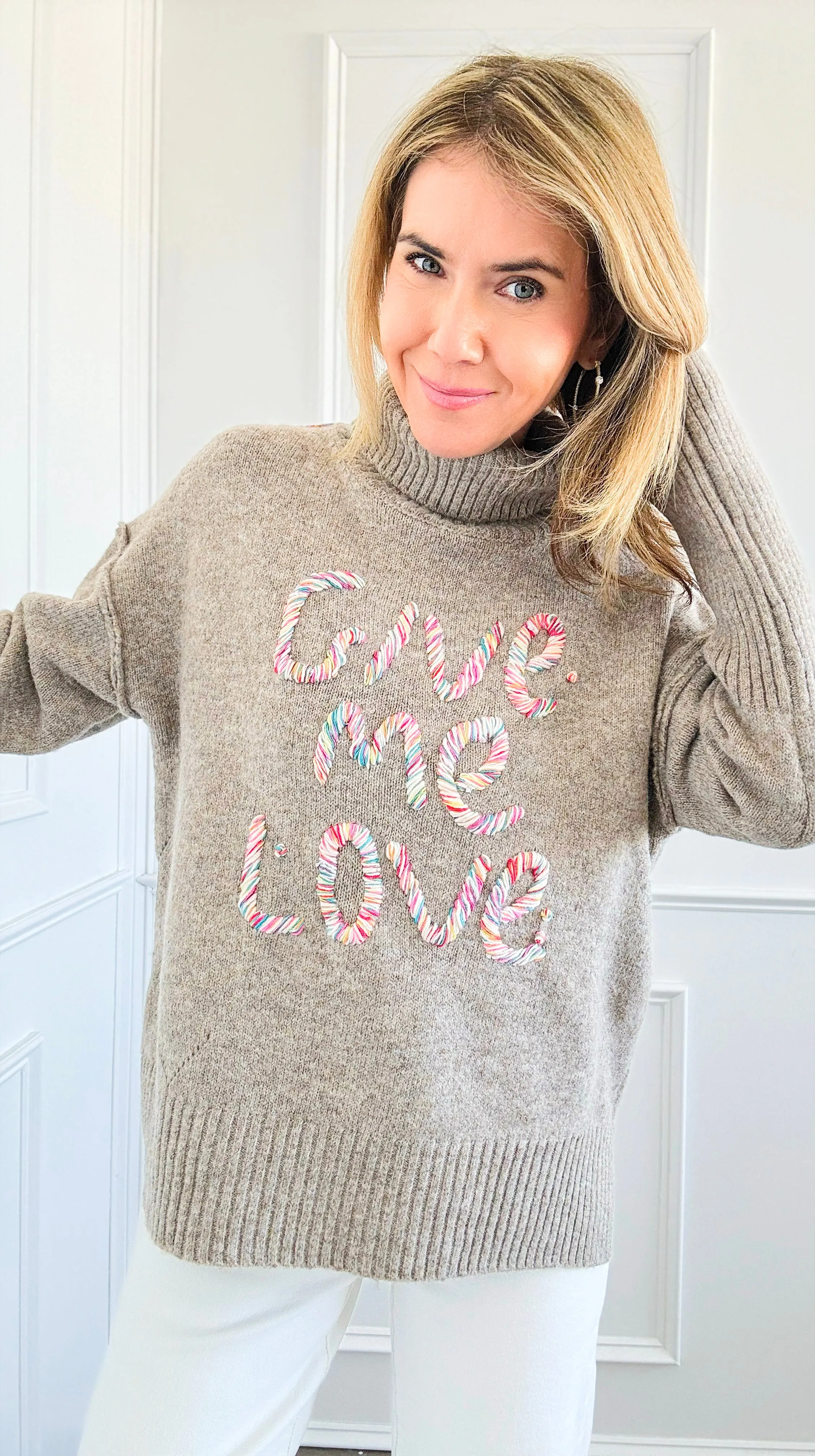 Give me Love Ribbed Sweater