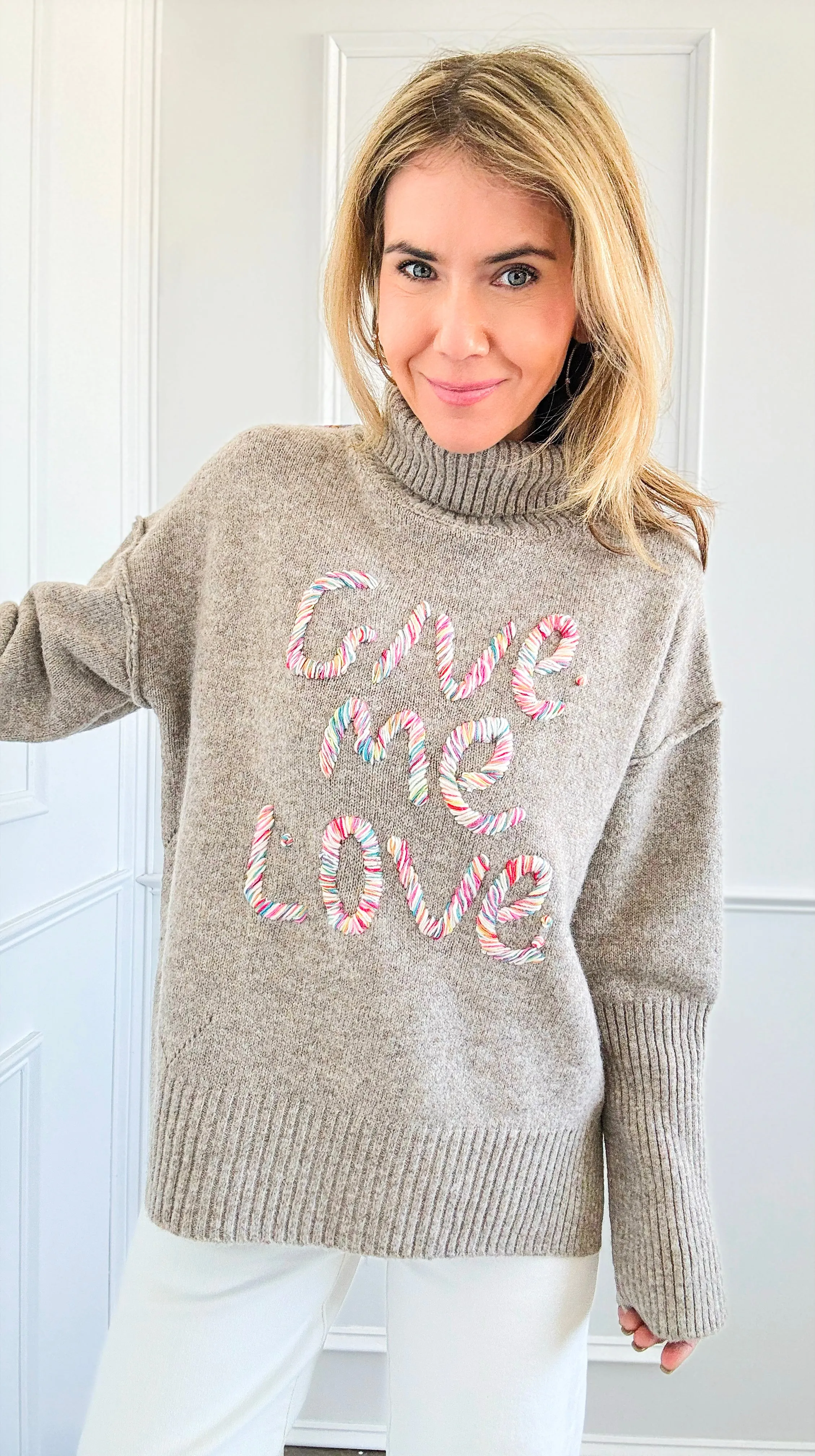 Give me Love Ribbed Sweater