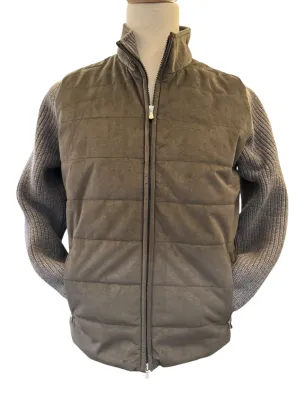 Gran Sasso Full Zip Cardigan Jacket Olive