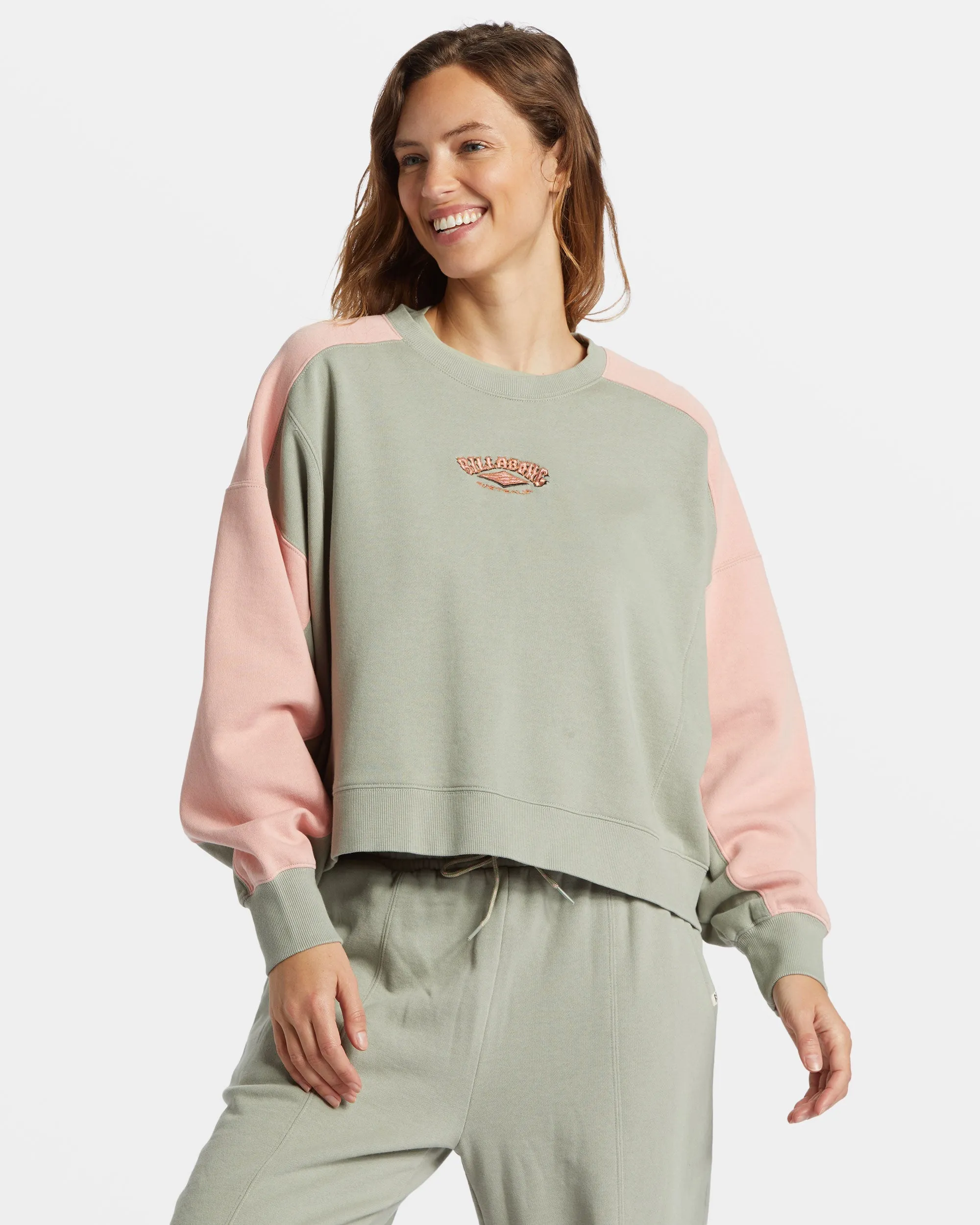 Hike Date Pullover Sweatshirt - Seagrass