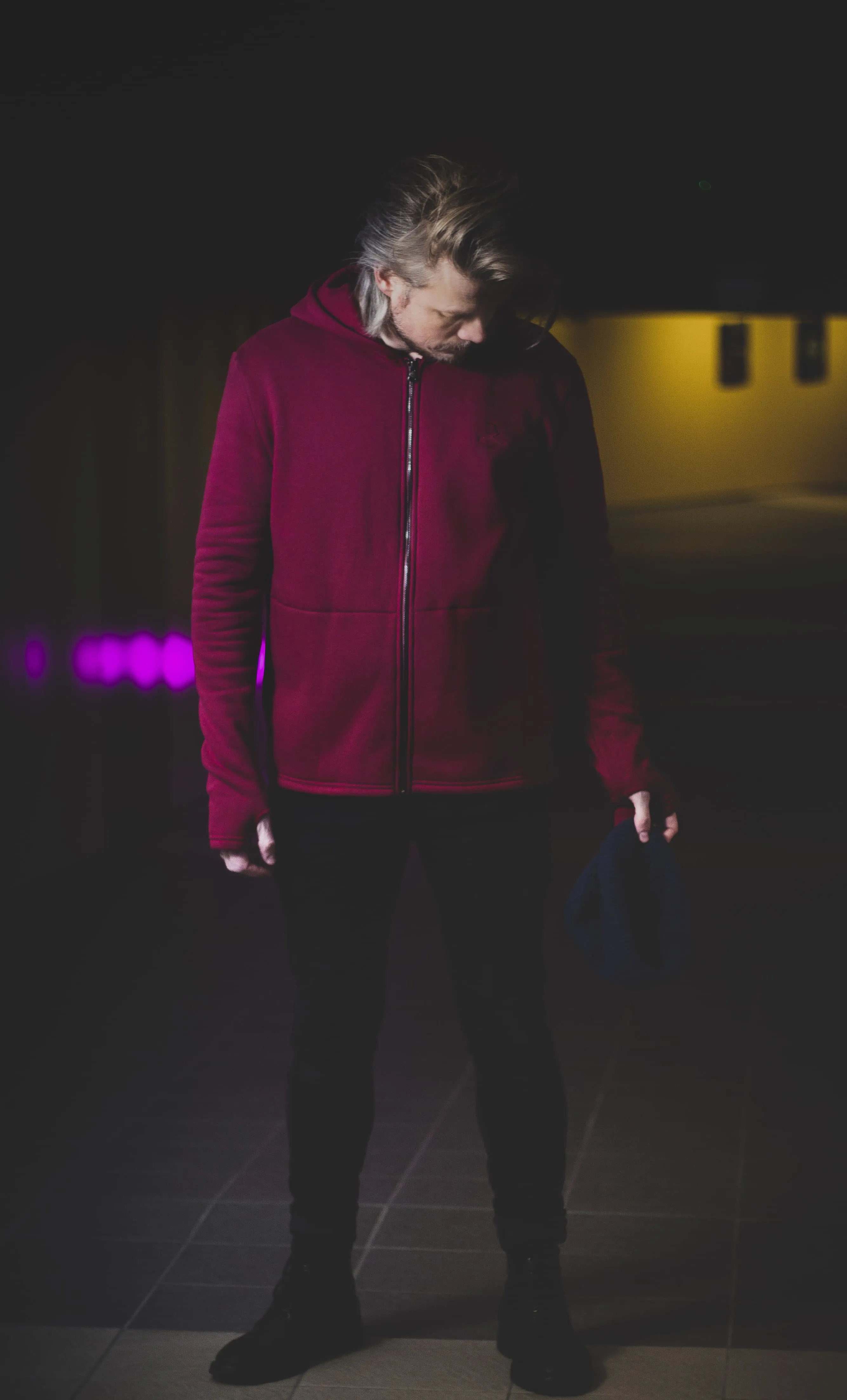 ICON MAROON ZIP-HOODIE