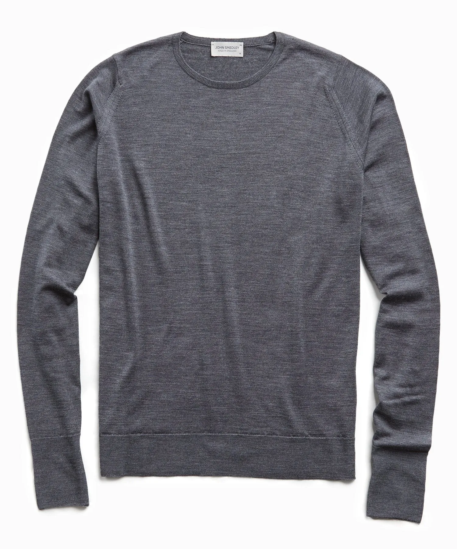 John Smedley Easy Fit Crew in Charcoal