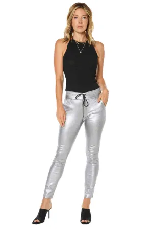 Juicy Couture Laguna Coated Metallic Pants