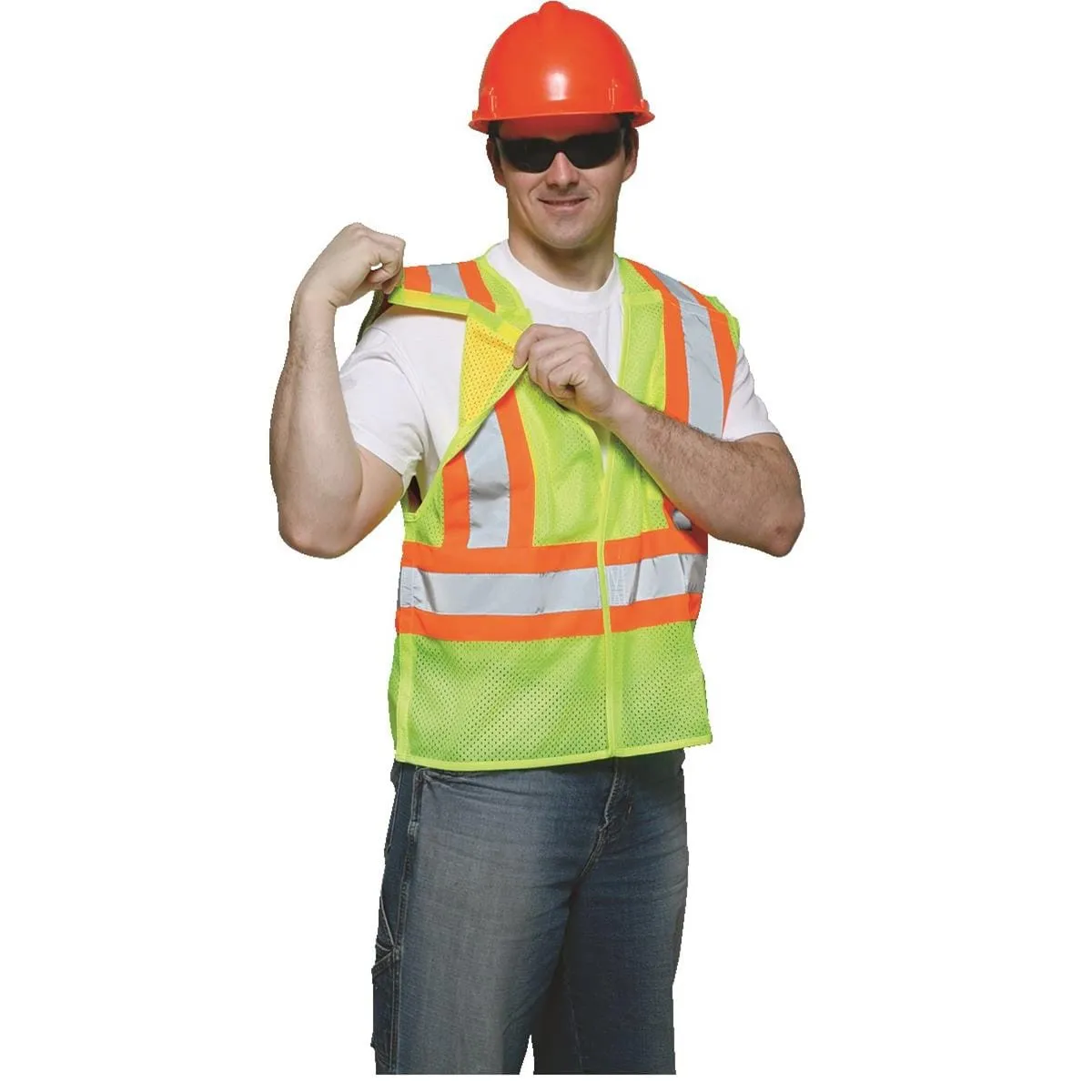 Kishigo ANSI Class 2 Contrasting Ulta-Cool Hi-Vis Breakaway Safety Vest