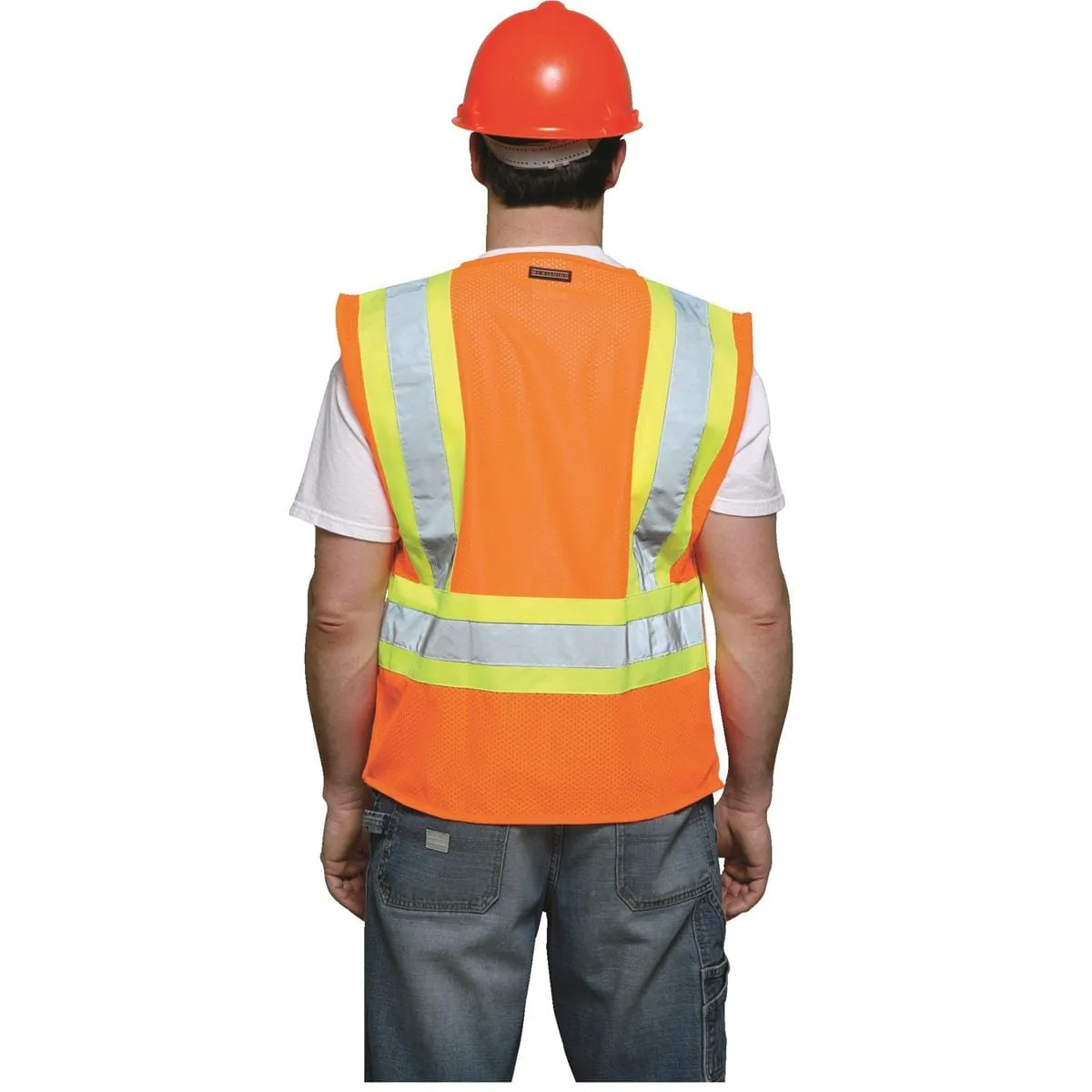 Kishigo ANSI Class 2 Contrasting Ulta-Cool Hi-Vis Breakaway Safety Vest