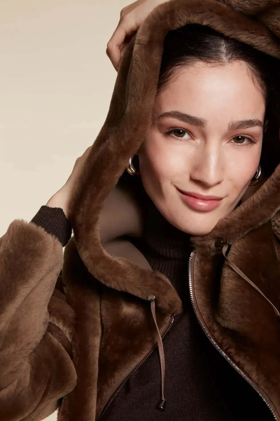 Ladies sheepskin coat