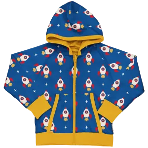 Maxomorra Rocket Organic Cotton Reversible Hoodie