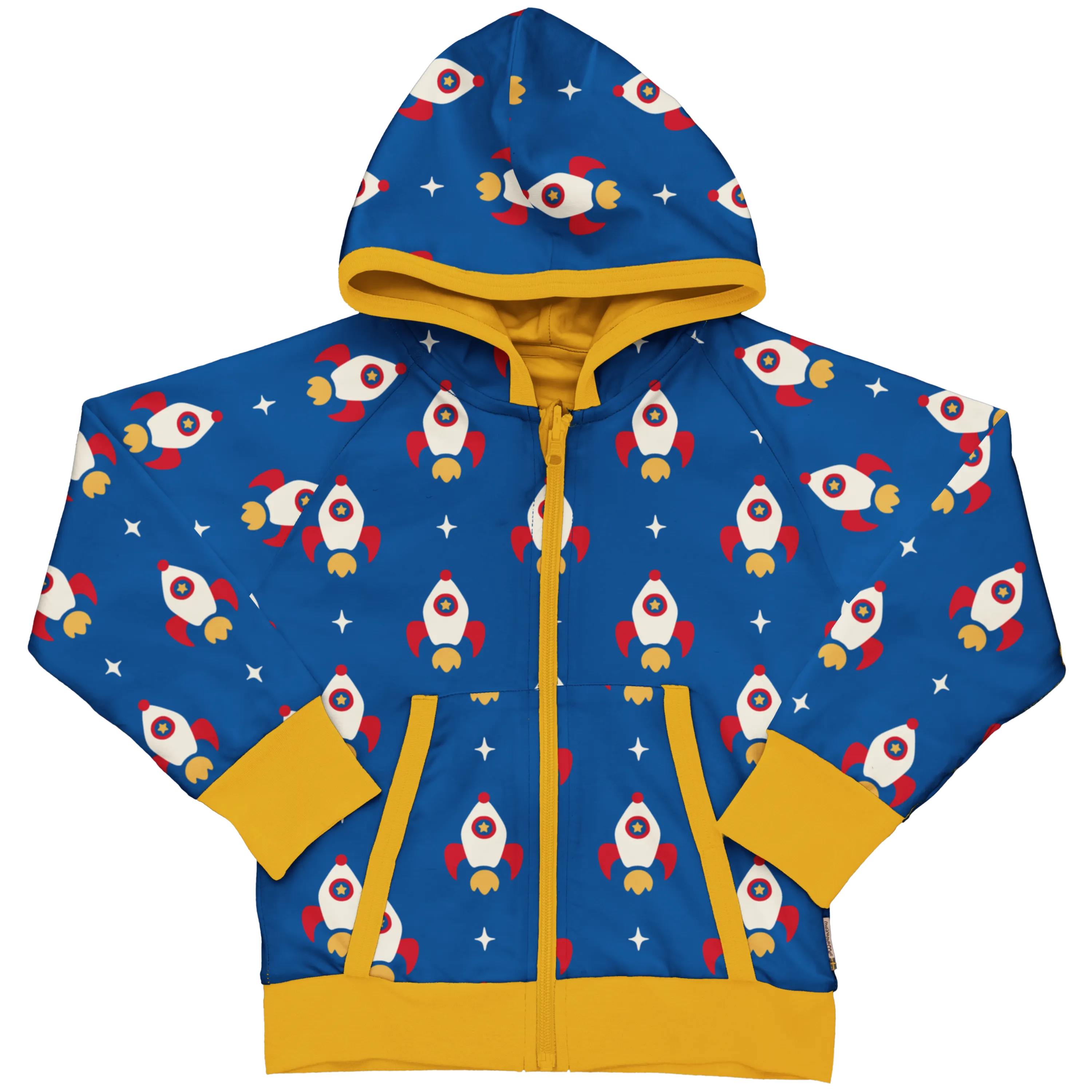 Maxomorra Rocket Organic Cotton Reversible Hoodie