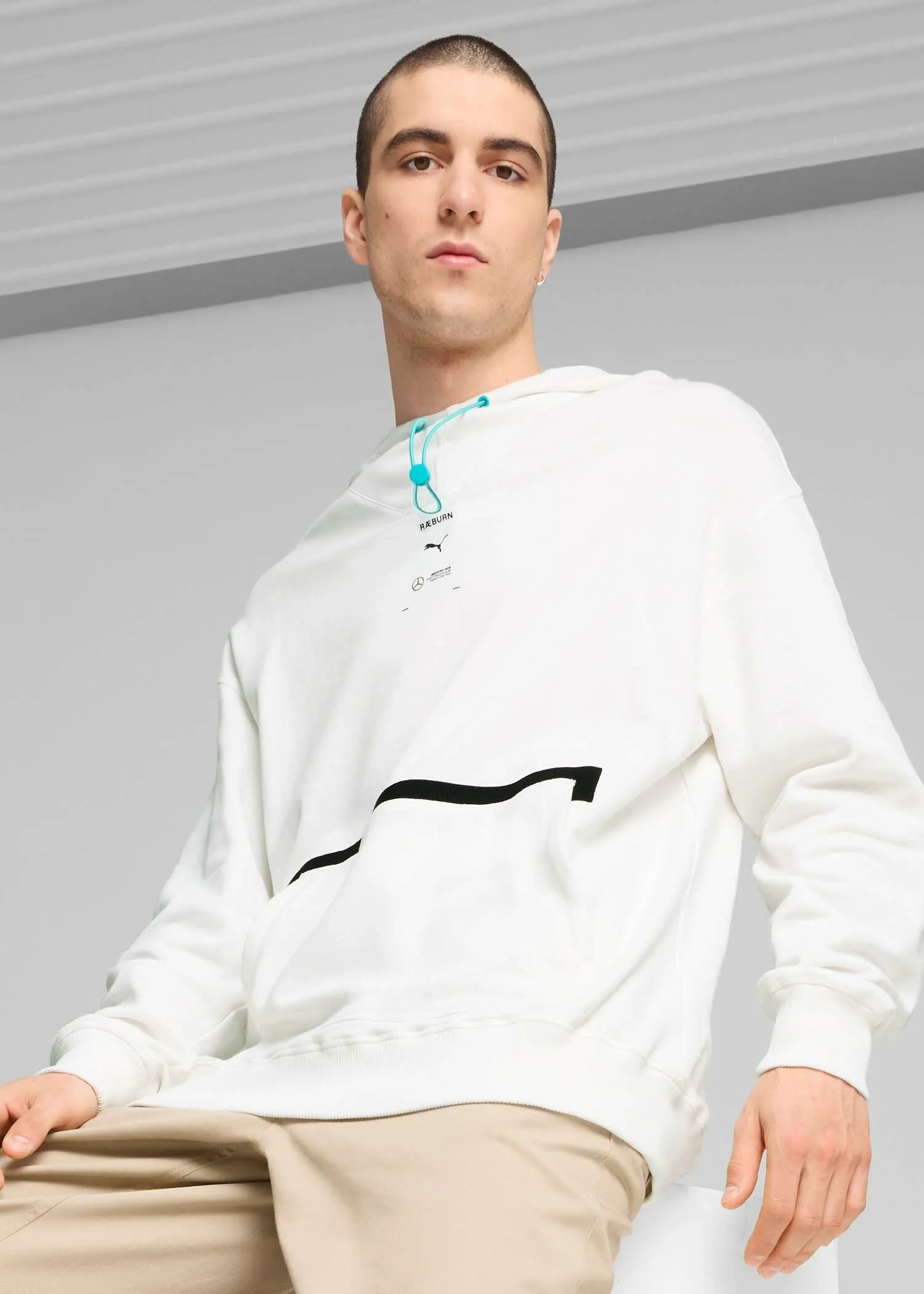 Mercedes-AMG F1 x PUMA x RÆBURN Graphic Hoodie PUMA White