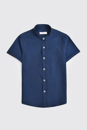 Navy Basic Casual Shirt