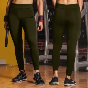 Olive Green Leggings - Essential Series- Sale