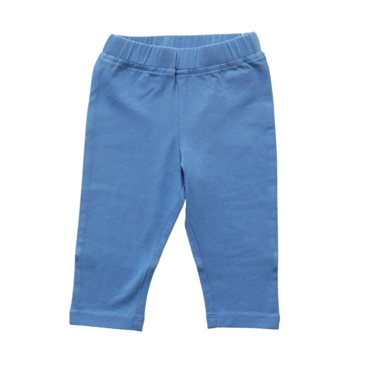 Organic Cotton Baby Girl Leggings - Blue