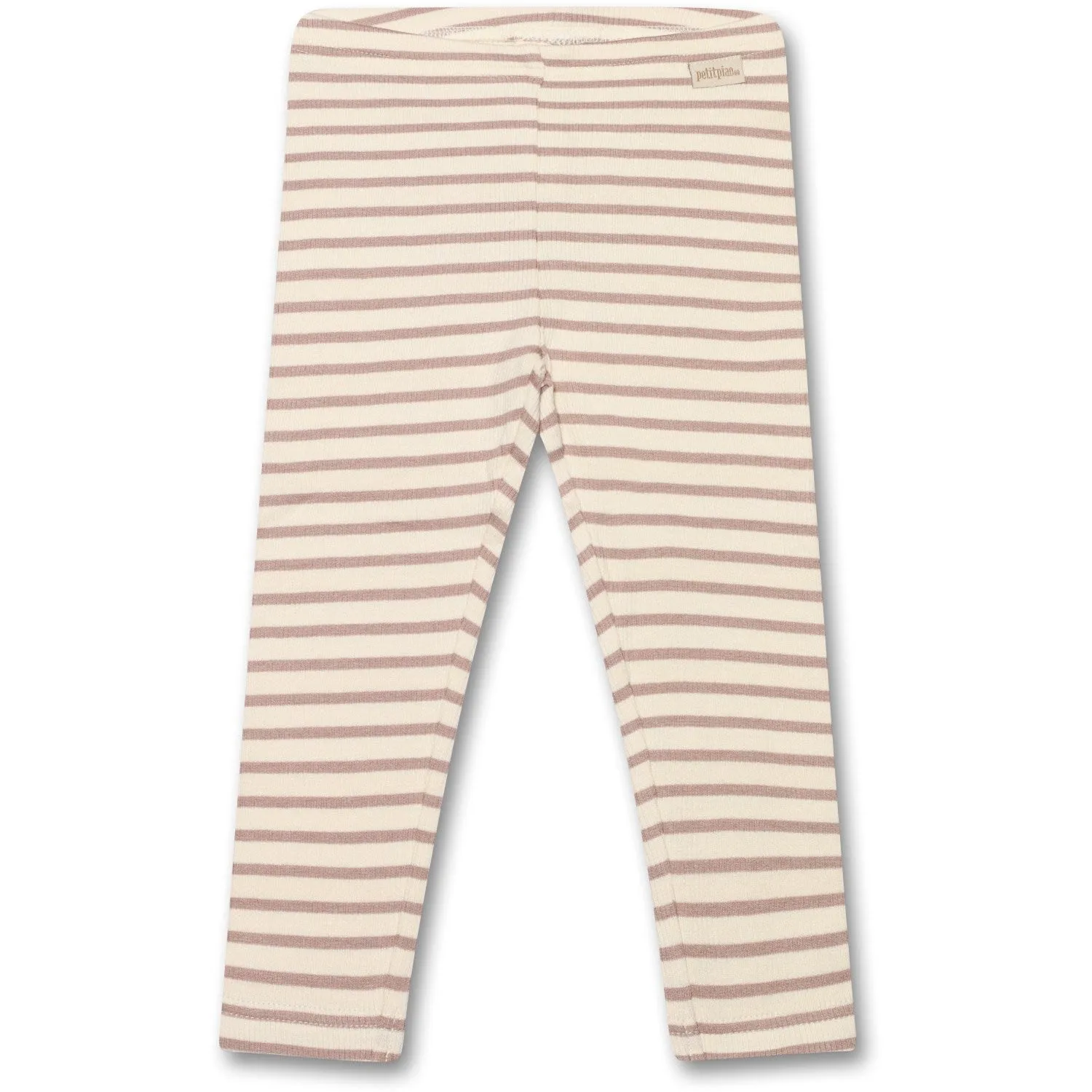 Petit Piao Rose Fawn Legging Modal Striped