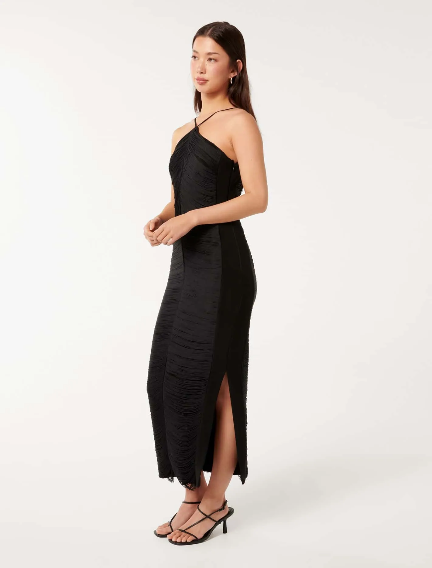 Quinn Fringe Bodycon Maxi Dress