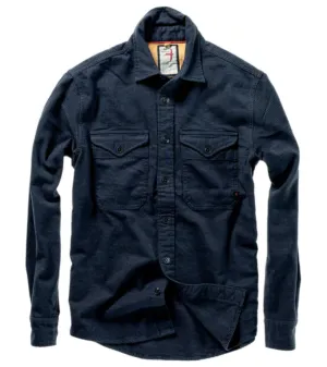 Relwen Utility Workshirt Navy/Blk Houndstooth