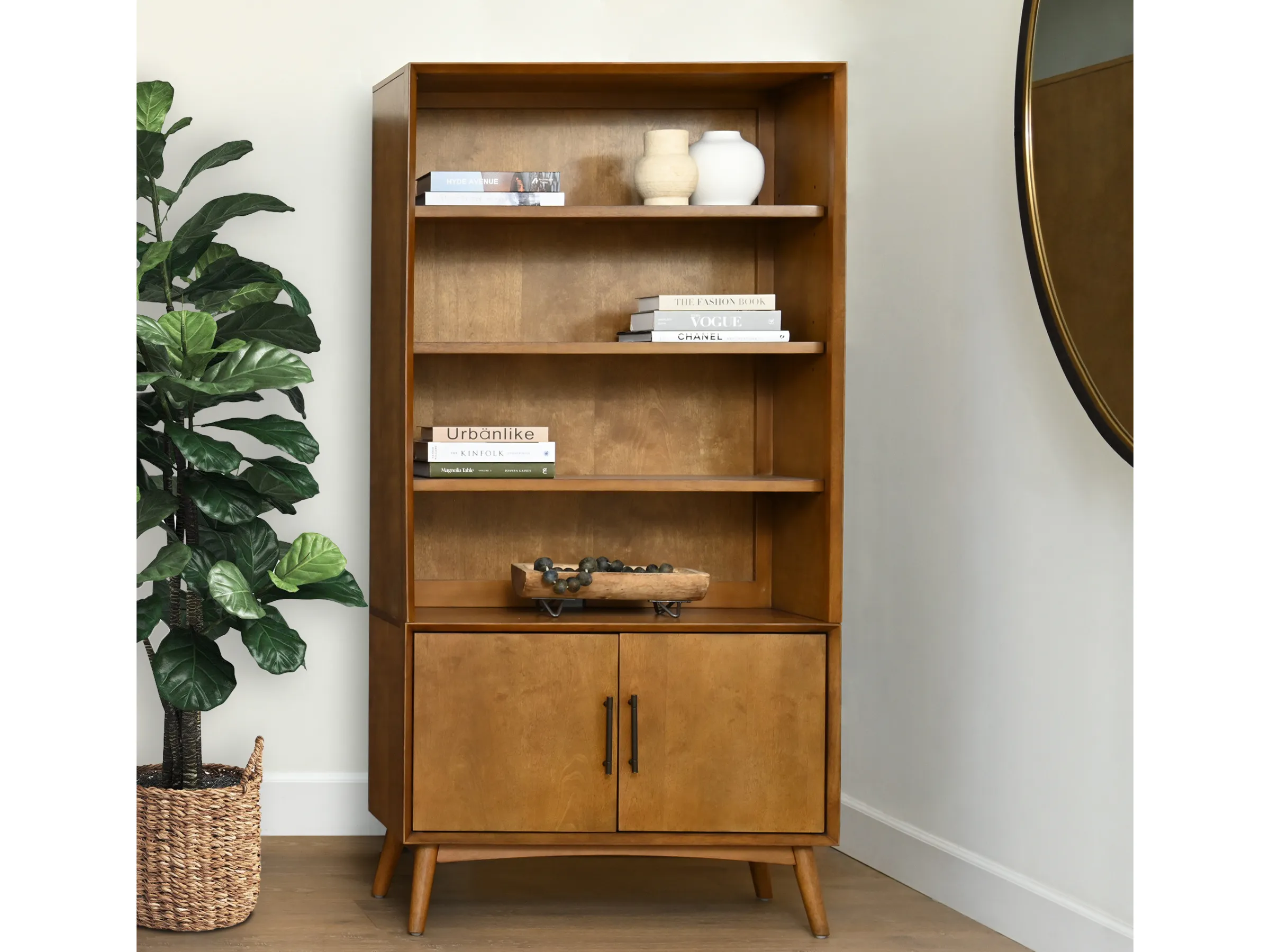 Retro Mid-Century Bookcase