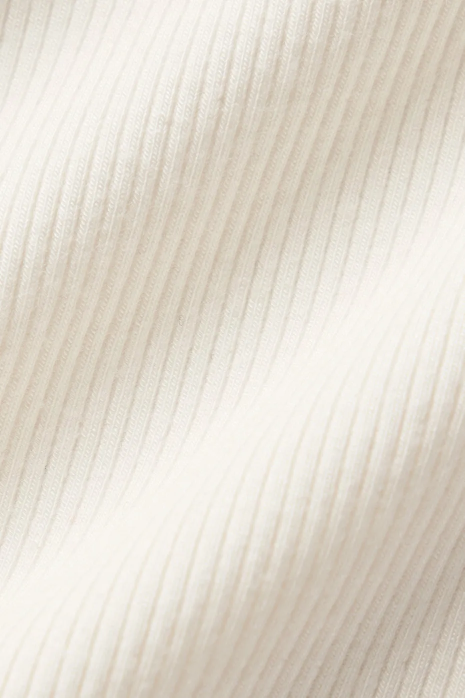 Ribbed Mesmerize Short Sleeve - Ivory