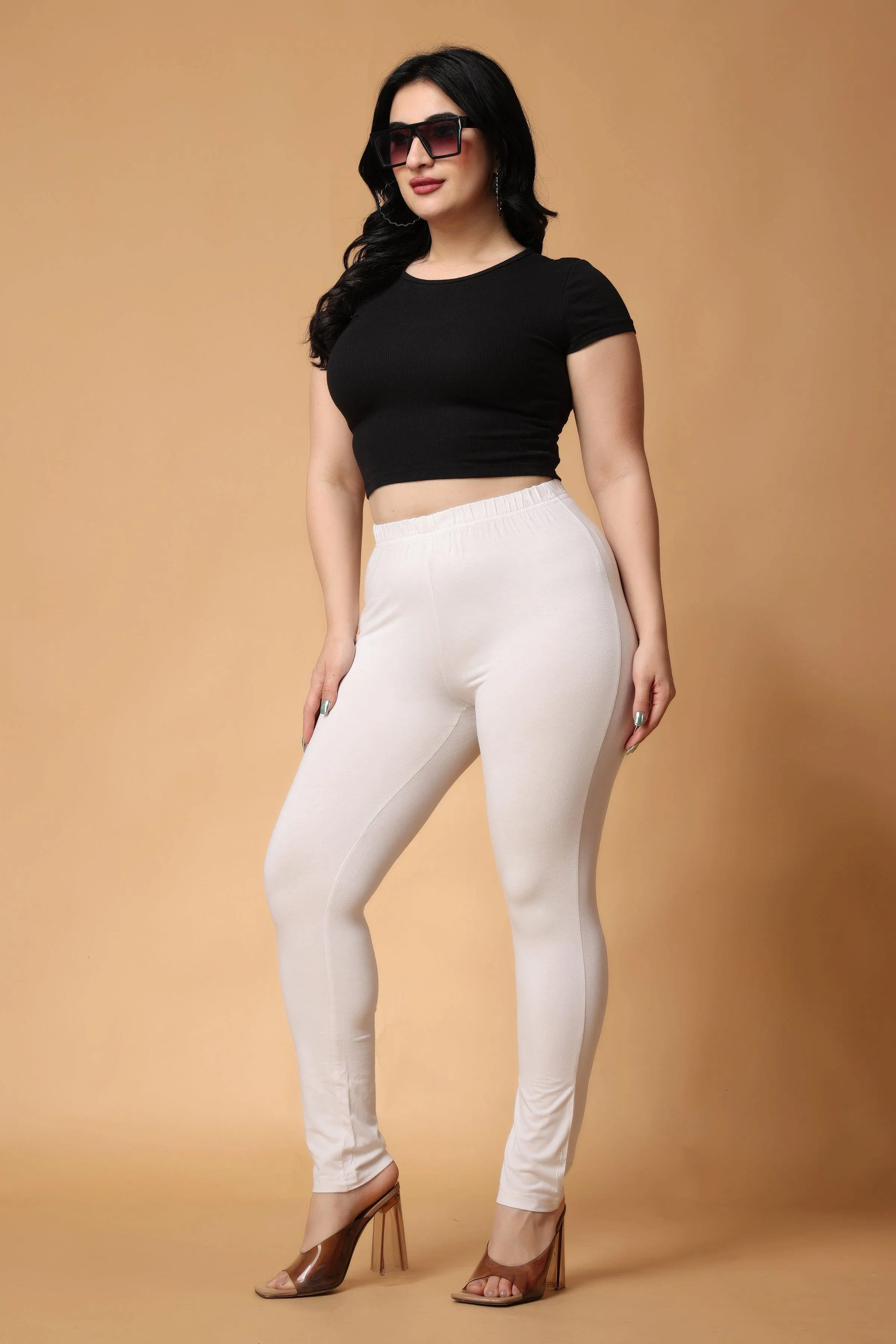 Solid Fitted Leggings