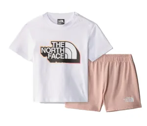 The North Face Infants Summer Set Pink Moss-White