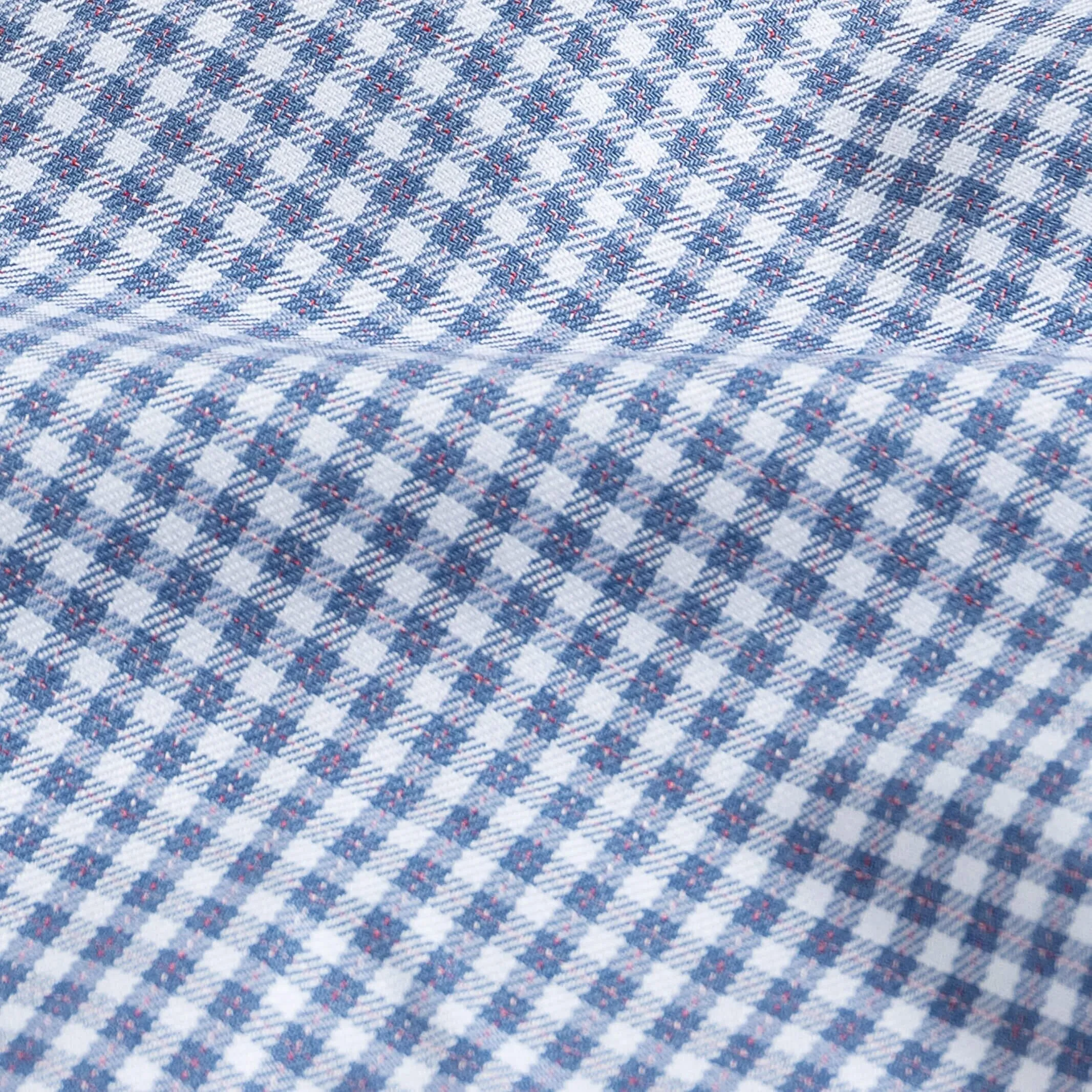 The Smoky Blue Touraine Check Dress Shirt